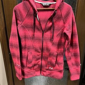 Under Armour Burgundy Fleece Jacket